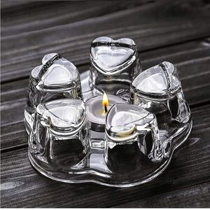 Heart-Shaped Tealight Candle Holder teapot warmer